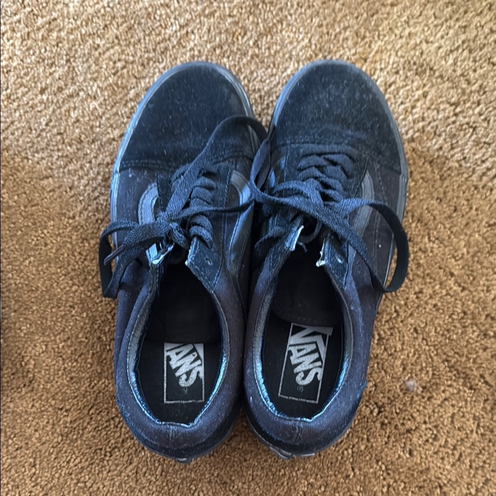 Vans Classic Black Lace-Up Sneakers